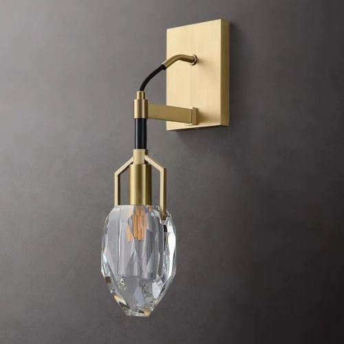 Бра Delight Collection Wall lamp (Валл ламп) 8960-1W brass/clear - фото 3