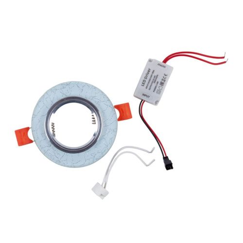 Светильник встраиваемый Fametto Luciole (Луциоле) DLS-L208 GU5.3 CHROME/WHITE - фото 2