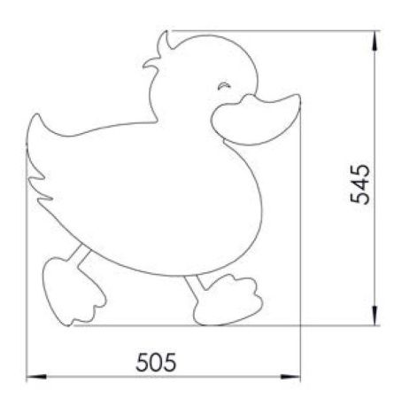 Зеркало Creavit DUCKY DC30035-AB 50х50