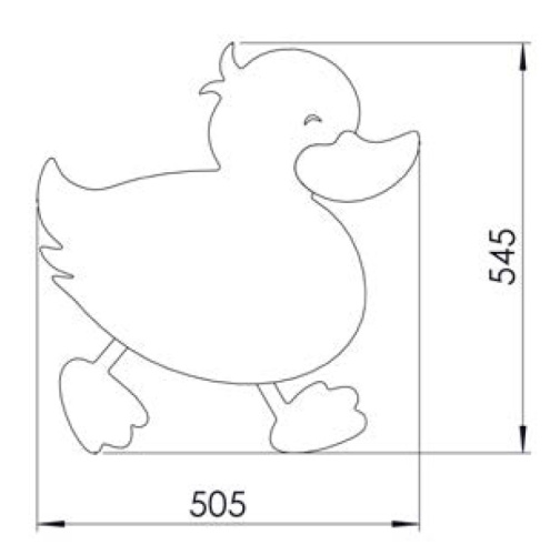 Зеркало в ванную Creavit DUCKY DC30035-A 50,5x54,5 - фото 2
