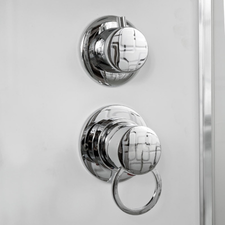 Душевая кабина AvaCan EM1510N 100х100 четверть круга без крыши ориентация универсальная