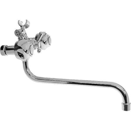 Смеситель для ванны и душа Haiba HB2226 настенный хром