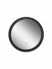 Зеркало Continent Planet Black ЗЛП623 60х60 подвесное