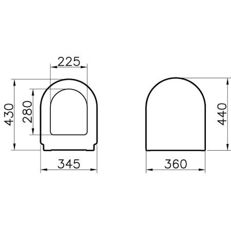 Крышка сиденье Vitra Zentrum 94-003-001