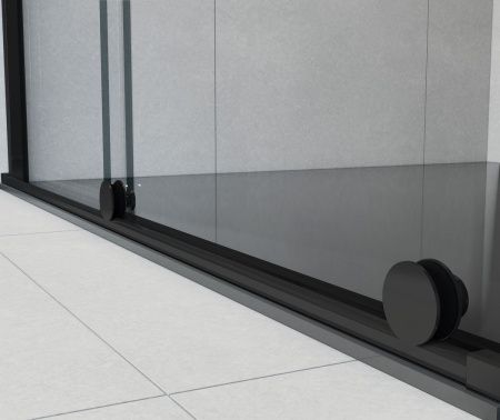 Душевой уголок Vincea Arno VSR-1A9012CLB 120х90 стекло прозрачное профиль черный без поддона