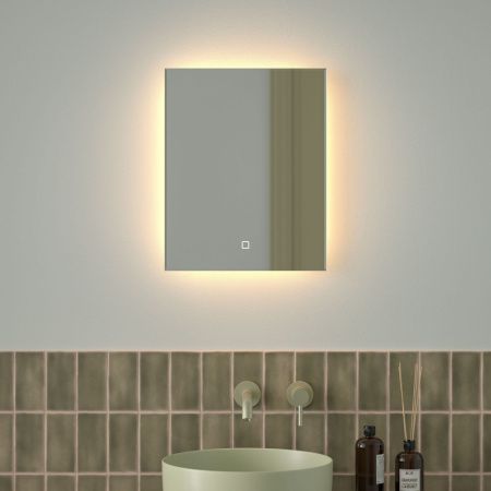 Зеркало с подсветкой Defesto GLOW DF 2511S 40х50 подвесное