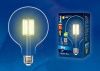 Лампа светодиодная филаментная Uniel SKY Globe (СКЫ Глобе) LED-G125-10W/NW/E27/CL PLS02WH картон