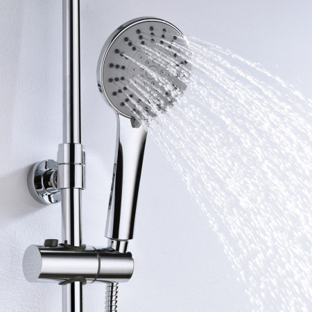 Душевая стойка WasserKRAFT A16601 настенная цвет хром