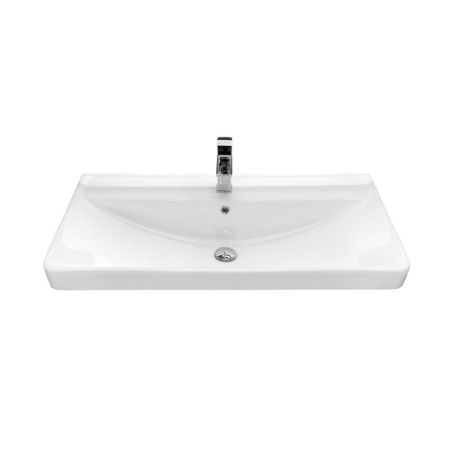 Тумба с раковиной Comforty Ангара 00-00021036CF 90х50 подвесная цвет бежевый