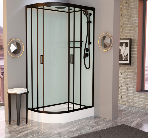 Душевая кабина Frank 214015 120х80 без крыши ориентация правая - фото 2 Душевая кабина Frank 214015 120х80 без крыши ориентация правая - фото 2