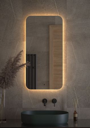 Зеркало с подсветкой Defesto OPTI DF 2815R 50х100 подвесное