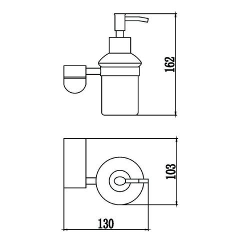 Дозатор для жидкого мыла Savol S-007331 - фото 3