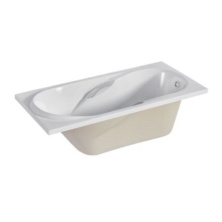 Ванна акриловая 1MarKa MEDEA 01ме1570 150х70 пристенная прямоугольная без каркаса