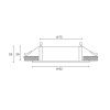 Светильник встраиваемый Hesby Lighting Breeze (Бреезе) HSBL_0174