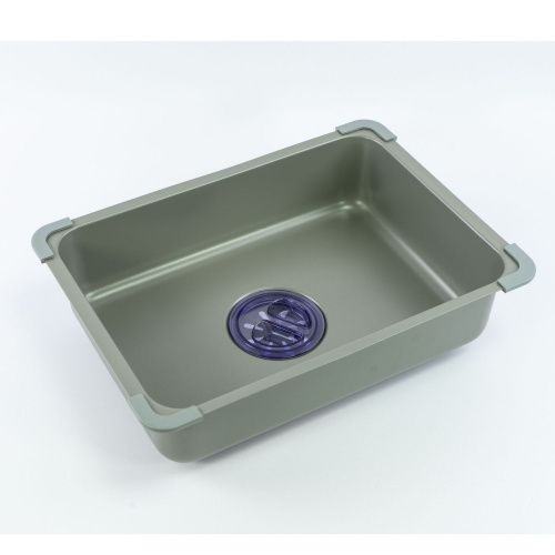Кухонная мойка Fmark FSC002T 75х46 цвет серый поверхность матовая - фото 5