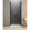 Душевая дверь New Trendy NEW SOLEO Black D-0212A 100х195 стекло прозрачное профиль черный