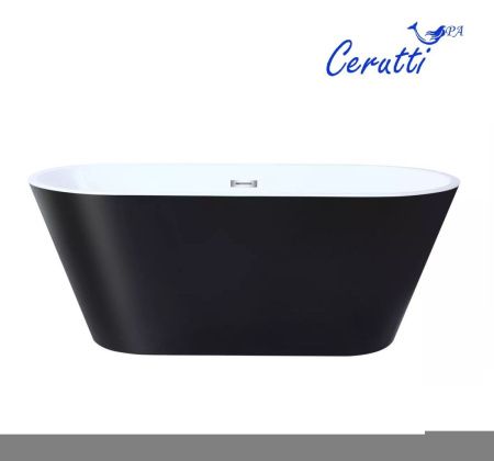 Ванна акриловая Cerutti SPA CT10879 170х75 отдельностоящая овальная с ножками