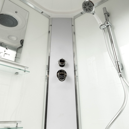 Душевая кабина AvaCan EM4511L 110х80 асимметричная с крышей ориентация левая