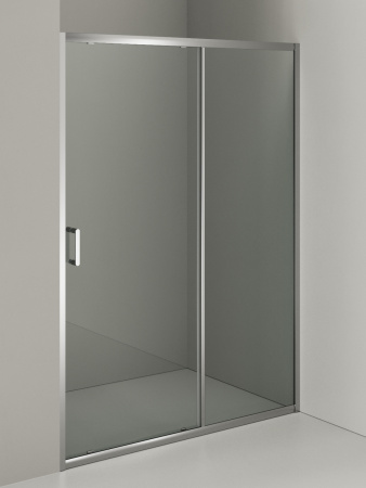 Душевая дверь Orange E02-140TCR 141х190 стекло прозрачное профиль хром глянцевый