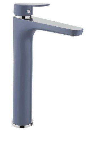 Смеситель Fiore 81TX8119 на раковину хром/синий - фото 2