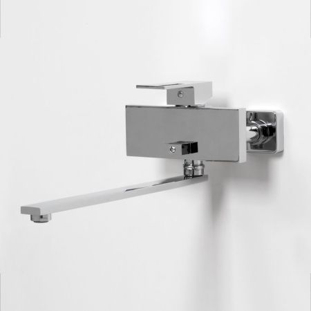 Смеситель для ванны Wasserkraft Alme 1500 1502L настенный хром