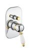 Смеситель для ванны и душа Fiore Imperiale 83CO5134 встраиваемый в стену хром/золото