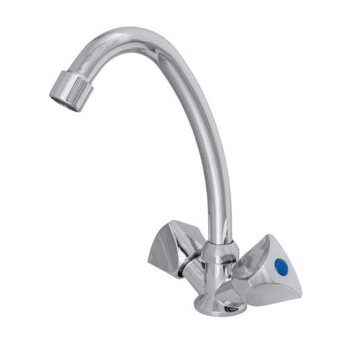 Смеситель для кухни Сантаком StOmega 3306 на мойку хром - фото 2