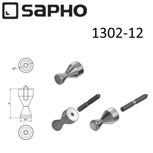 Крючок Sapho SIMPLE LINE 1301-12 - фото 4