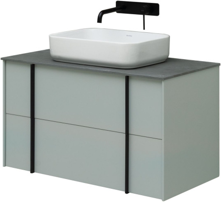 Тумба под раковину Allen Brau Reality 1.32006.PWM 90х46х50 подвесная цвет зеленый