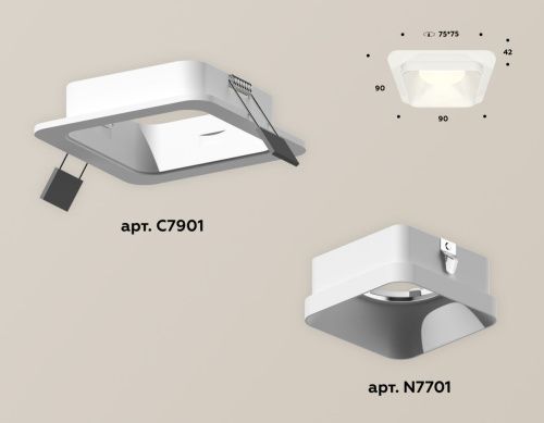 Светильник встраиваемый Ambrella Light Techno (Тецхно) XC7901001 - фото 2