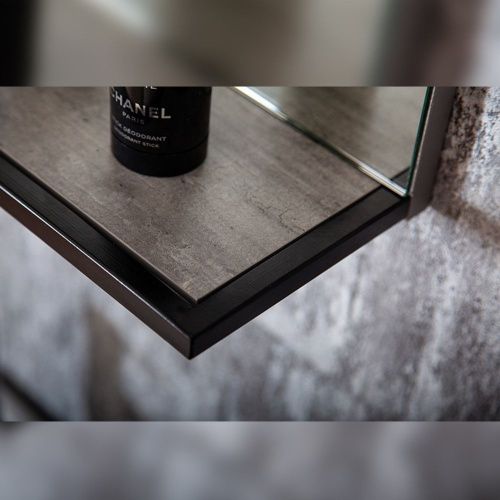 Зеркало с подсветкой Бриклаер 4627125413322 45х70 цвет хром/серый - фото 5