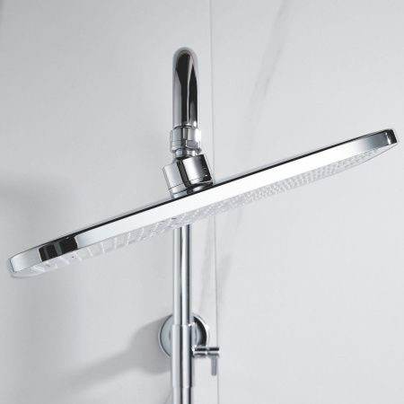 Душевая стойка Shevanik S4036 настенная цвет хром