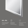 Зеркало с подсветкой Am.Pm Gem M91AMOX0551WG 60х70 подвесное