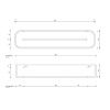 Полка в ванную комнату Decor Walther Stone 973955