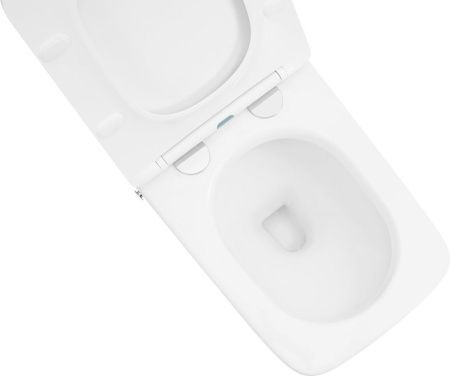 Унитаз приставной Abber Rechteck AC1213P белый с сиденьем микролифт импульсный смыв