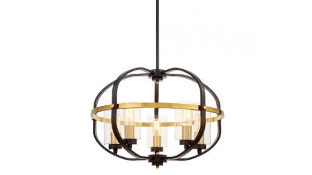 Люстра подвесная Lumina Deco Monterey (Монтереы) LDP 1141-5 BK+MD