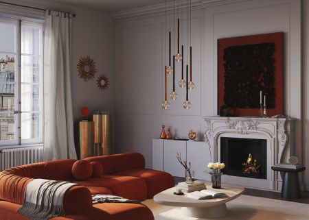 Светильник подвесной Maytoni Bubble dream Modern MOD383PL-L40BBS3K