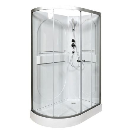 Душевая кабина AvaCan L602RN 120х80 асимметричная без крыши ориентация правая