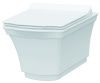 Чаша унитаза подвесная Boheme Hermitage 951 цвет белый без сиденья безободковый