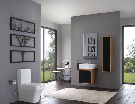 Чаша унитаза напольная Creavit Solo SO361-11CB00E-0000 цвет белый без бачка без сиденья душевой смыв