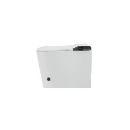 Унитаз приставной Grossman Smart GR-PR-5701 белый с сиденьем микролифт безободковый импульсный смыв