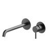 Смеситель для раковины Newform X-STEEL 316 69630EX.59.064 встраиваемый в стену оружейная сталь (внешняя часть)