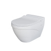 Унитаз подвесной Ambassador Nord 133T20001-132T20001S белый глянцевый с сиденьем микролифт