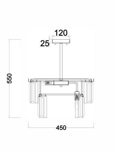 Люстра Freya Viviane FR11001PL-08CH - фото 2