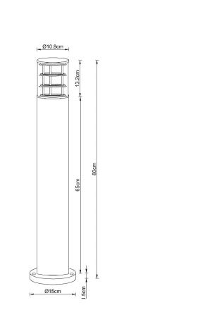 Ландшафтный светильник Arte Lamp Tokyo (Токыо) A5318PA-1BK