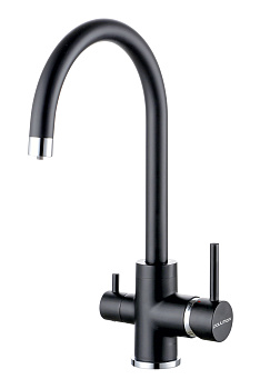 Смеситель для кухни Paulmark ESSEN Es213211-401 на раковину антрацит без термостата