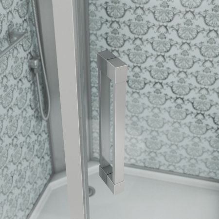 Душевая кабина Niagara Luxe 7799WBK 90х90 пятиугольная без крыши ориентация универсальная