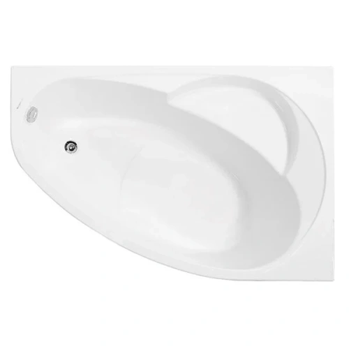 Ванна акриловая Vagnerplast Flora VPBA151FLA3LX-04 150х100 пристенная асимметричная - фото 2