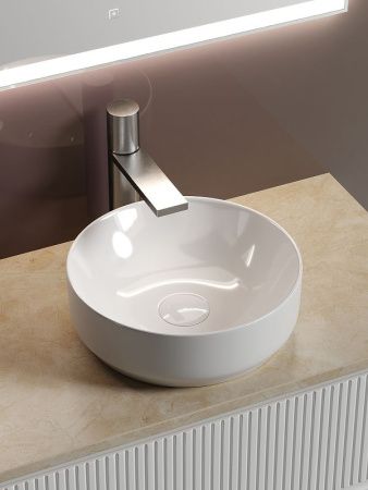 Тумба под раковину Sancos SNOB T SNT80W 80х40 подвесная цвет белый