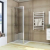 Душевой уголок Veconi Rovigo RV026-100100-01-C8 100х100 стекло прозрачное профиль хром без поддона